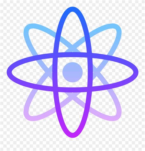 physics logo vector   atom symbol transparent clipart  pinclipart