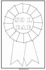 Dad Colouring Rosette Number Father Eparenting Colouringpages sketch template