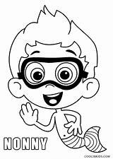 Bubble Guppies Coloring Pages Printable Print sketch template