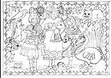 Oxford Hampton Colouring Janie Her Edith Lidell Sisters Lorina Alice Left sketch template