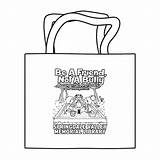 Tote Bully sketch template