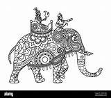 Maharajah Erwachsene Elefant Malvorlagen Malbuch Nutzbare Umrisszeichnung Illustrationen Vektorgrafiken Altere Schonen Elephants Vektor Wald Faultier Lizenzfrei Malvorlage Fur sketch template