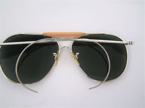 1940s 50s American Optical Ww2 Pilots Sunglasses Rare Aviator Etsy