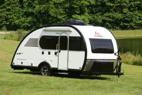 camper trailer blends classic teardrop style  amenities curbed