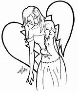 Heart Drawing Coloring Pages Broken Drawings Anime Deviantart Cute Tattoo Color Adult Sketch Lineart Sketches Print Orig15 Easy Designs Tink sketch template