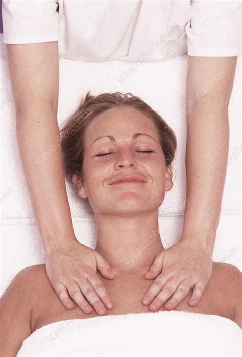 aromatherapy massage stock image m740 0554 science photo library