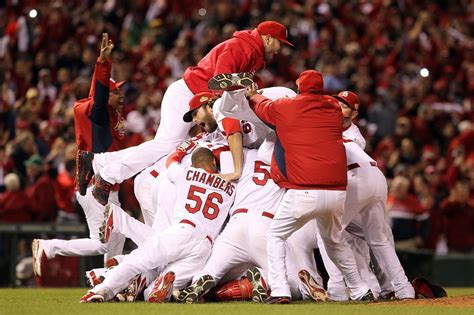 2011 World Series Game 7 Cardinals Beat Rangers 6 2 Clinch 11th