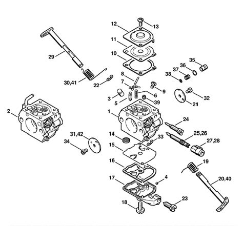 stihl ms  chainsaw ms  parts diagram carburetor cqsc