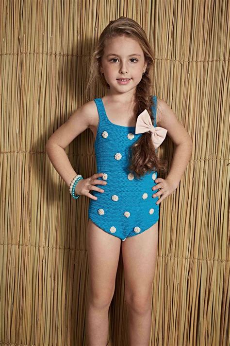 receitas circulo body infantil poa moda meninas pre adolescentes roupas de banho vintage