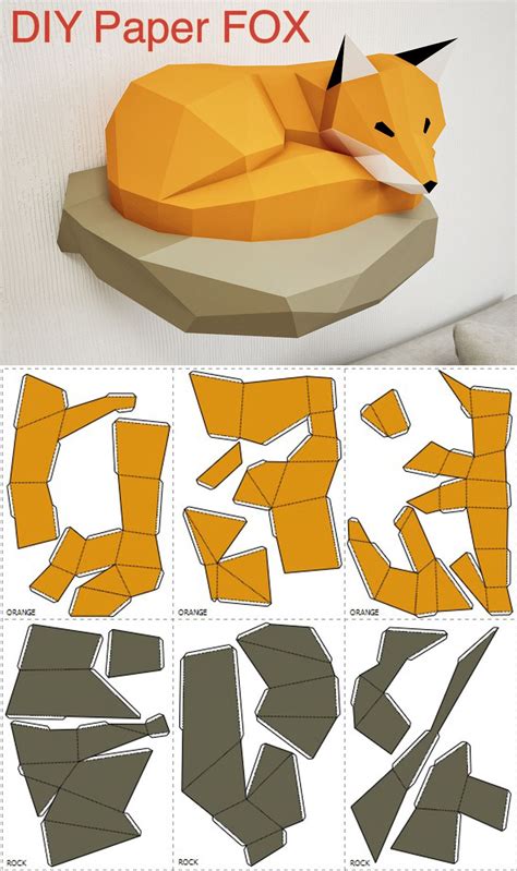 papercraft template  paper sculpture templates