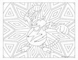 Electabuzz Pokemon Coloring Windingpathsart Adult sketch template