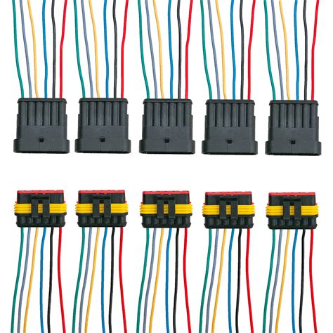 buy zonelistore  pin  waterproof electrical wire connector plug automotive wire connectors