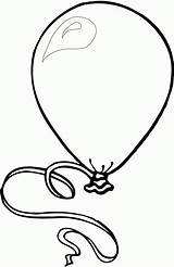 Coloring Pages Balloon Balloons Colouring Popular Coloringhome sketch template