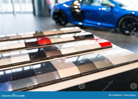 car paint samples stock photo image