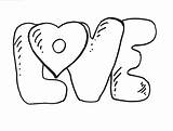 Coloring Pages Printable Heart Cute Easy Kids Valentines Valentine Hearts Marker Visit Markers Kitty Hello sketch template