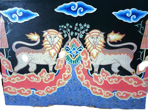 lukisan batik artinya batik suku dayak ngaju kalimantan tengah