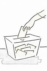 Votaciones Urna Electoral Caja Votacion Dibujosa sketch template