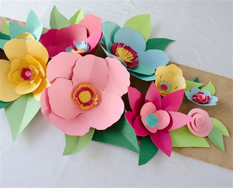 paper flowers project nursery