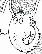 Horton Pages Coloring Elephant Getcolorings Hears Who sketch template