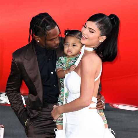 kylie jenner and travis scott s daughter stormi snuck into her dad s