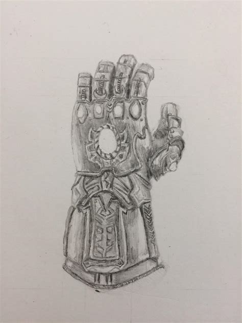 thought id share  infinity gauntlet drawing  hope  likes