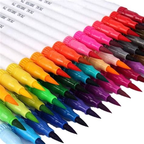 pcs fineliner colouring pens art markers coloured fine  pens