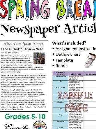 writing  students newspaper article