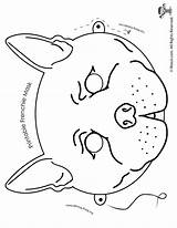 Masks Bulldog Mask Breeds Woojr sketch template