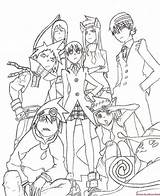 Coloring Soul Eater Pages Butler Lineart Characters Book Anime Colouring Sheets Geek Bell Drawing Printable Adults Kids Getcolorings Color Visit sketch template