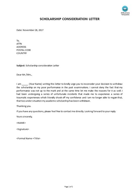 withdraw  consideration letter  letter template collection