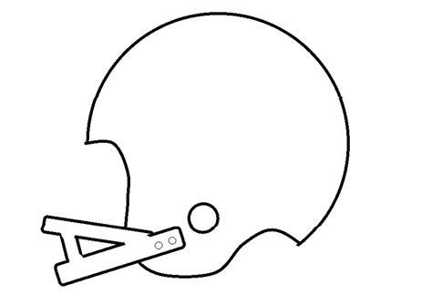 printable football stencils clipart