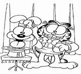 Garfield Coloring Pages Choose Board sketch template