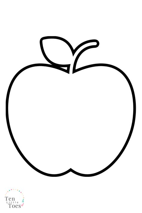 apple colouring  pages   coloring pictures  kids easy