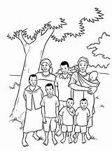 Family Coloring Pages Families Drawing Kids Print Getdrawings Coloringkids Different Previus Next sketch template