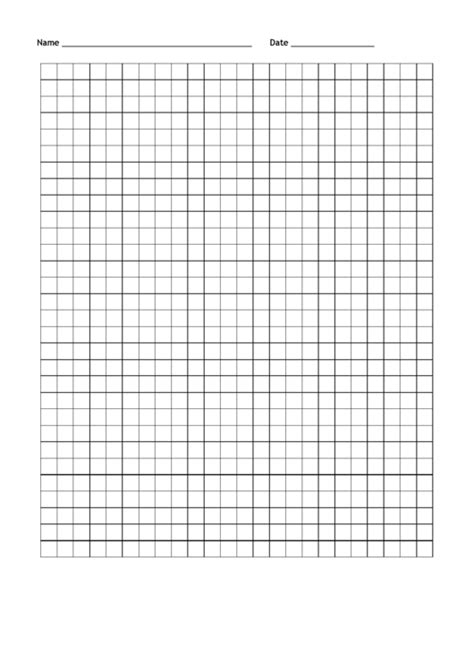 blank grid paper template printable