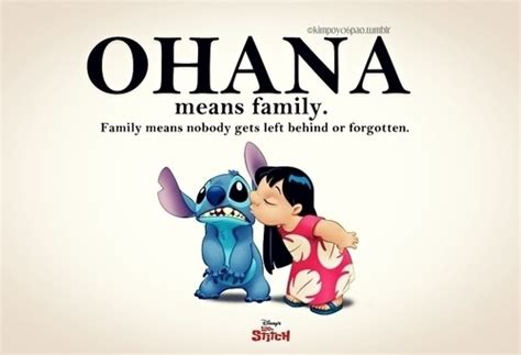 citados ohana means family lilo stitch