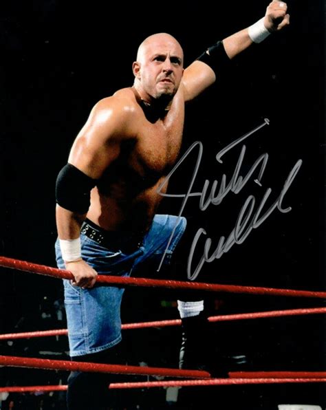 justin credible signed  photo pro wrestling loot