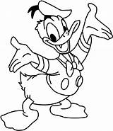 Duck Donald Coloring Background Pages Clipart Colouring Pinclipart Clip Transparent sketch template