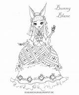 Ever After High Coloring Pages Games Dragon Printable Bunny Colouring Book Blanc Kitty Raven Print Cheshire Queen Ausmalbilder Color Realm sketch template