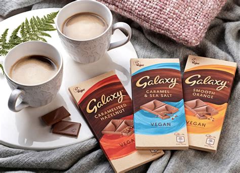 galaxy is launching its first ever vegan chocolate bar range