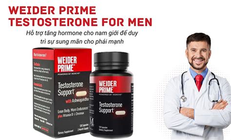 Weider Prime Testosterone Support Viên Uống Tăng Cường Sinh Lý Nam Giới