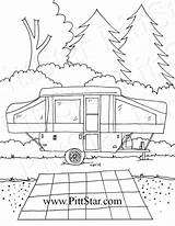 Trailer Coloring Pop Pages Camper Etsy Board Camping Visit Template Truck Travel Books Choose Easy sketch template