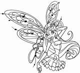 Winx Believix Enchantix Drawing Mission Colorea Pngegg Clud Musa Mythix Wings Sirenix Boyama Layla Symmetry Monochrome Cosplay Mailen sketch template