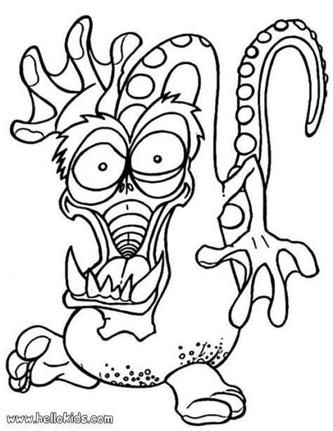 monster coloring pages  halloween   monster