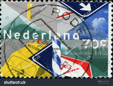netherlands circa   stamp printed  netherlands honoring centenary  royal dutch