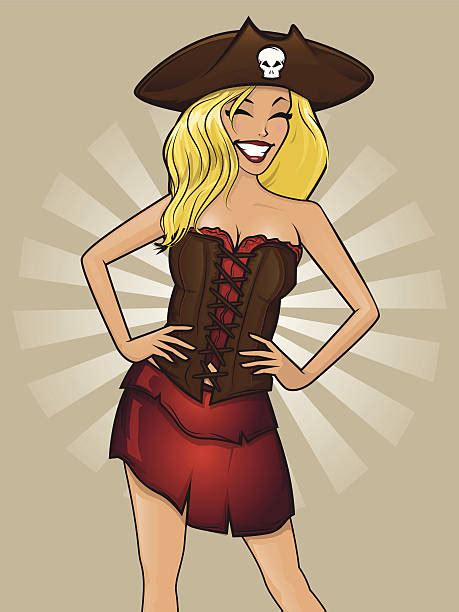 best cartoon of sexy female pirate illustrations royalty free vector