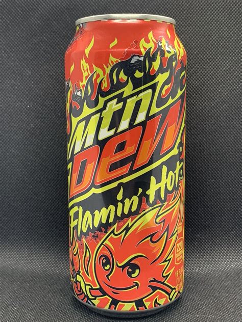 mountain dew flamin hot limited edition mtn dew single  rare cheetos