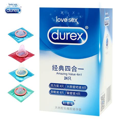 durex condoms 24 pcs in 1 box natural latex lubricated