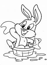 Coloring Looney Tunes Baby Pages Kids Print Color sketch template