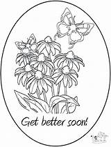 Coloring Well Soon Pages Better Feel Hope Card Cards Printable Color Colouring Clipart Kids Print Getcolorings Funnycoloring Library Clip Popular sketch template